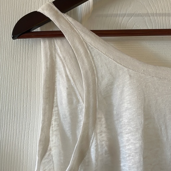 Chaser seamed scoop back linen tank - Picture 2 of 6